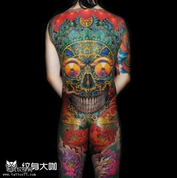 背部嘎巴拉cq9电子制图案