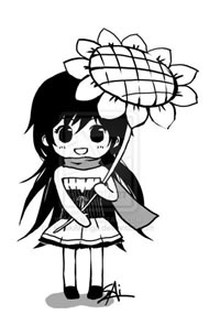 向日葵女孩cq9电子手稿制图案