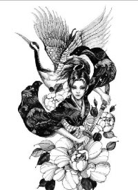 日式女艺伎武士等24款精品女郎cq9电子手稿制图片