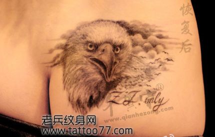 一款臀部老鹰cq9电子制图案