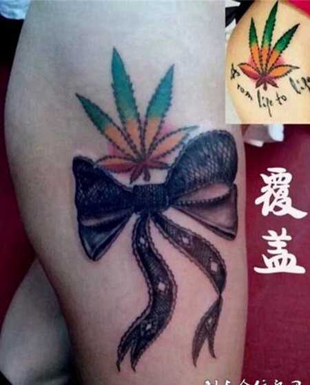 手臂蝴蝶结遮盖cq9电子制图片
