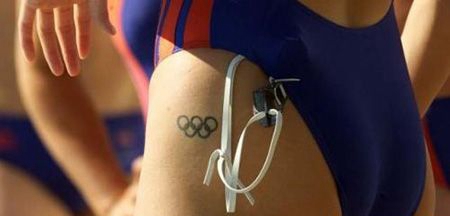 女运动员臀部五环cq9电子制图案