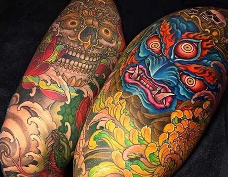 日式大腿嘎巴拉不动明王cq9电子制图案