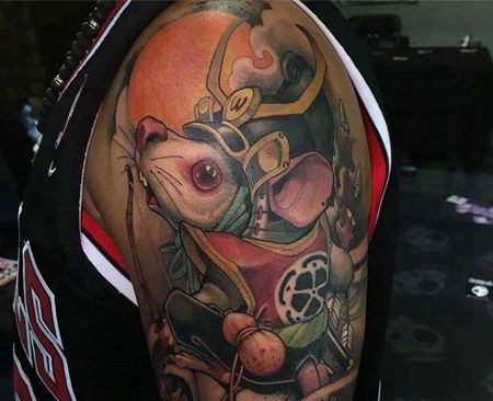 新前卫大臂老鼠cq9电子制图案