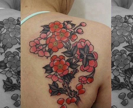 日式后背樱花cq9电子制图案