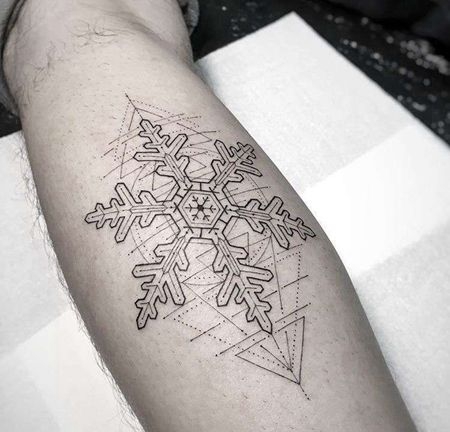 线条几何小腿雪花cq9电子制图案