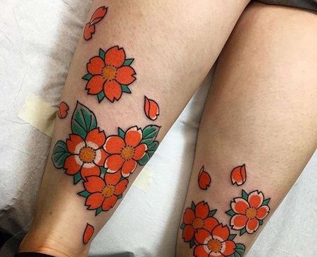 日式小腿樱花cq9电子制图案