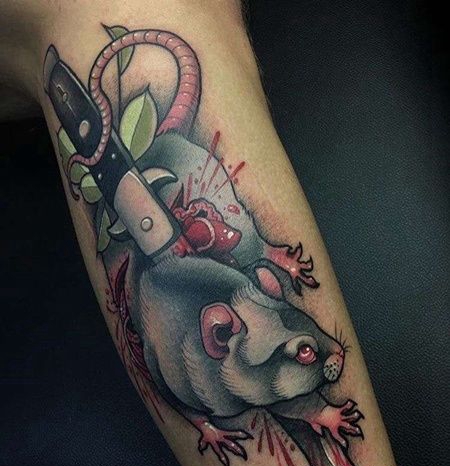 New School小腿老鼠匕首cq9电子制图案