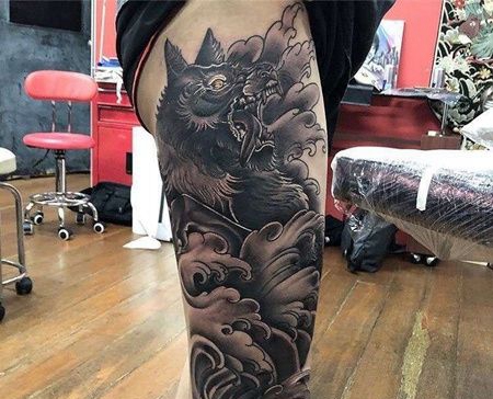 新前卫腿狼cq9电子制图案