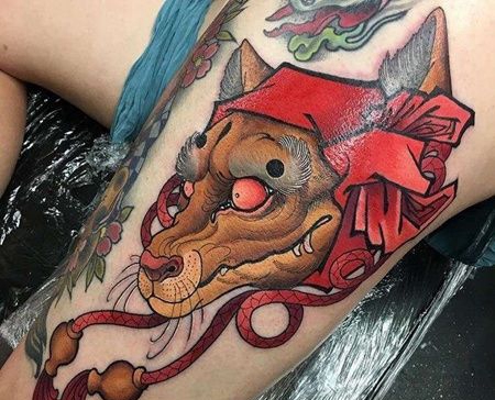 新前卫大腿狼cq9电子制图案