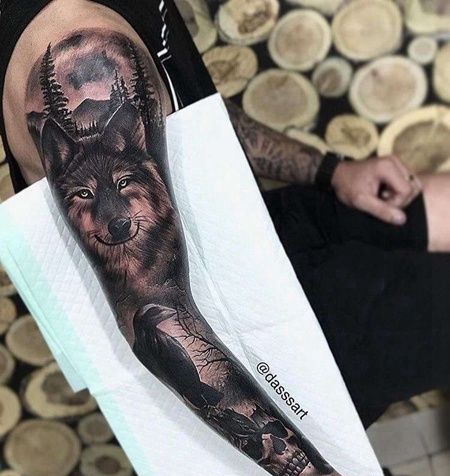 写实胳膊狼cq9电子制图案