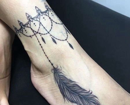 脚背羽毛cq9电子制图案