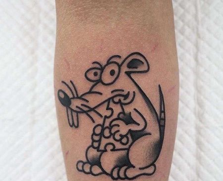 Old School小臂老鼠cq9电子制图案