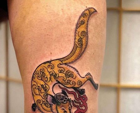 日式大腿狐狸cq9电子制图案