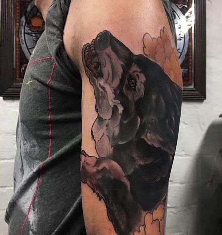 新前卫大臂狼cq9电子制图案