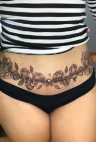 9篇女性肚脐眼下的漂亮腹部cq9电子制图案