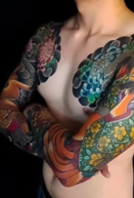 双半甲花臂cq9电子 9款超帅气的男性花臂双半甲cq9电子作品